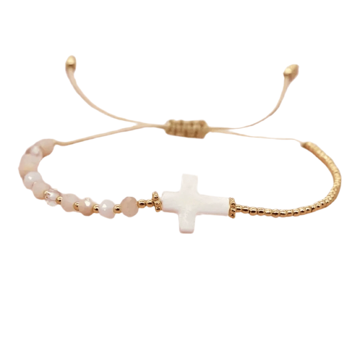 Pearl cross Bracelet