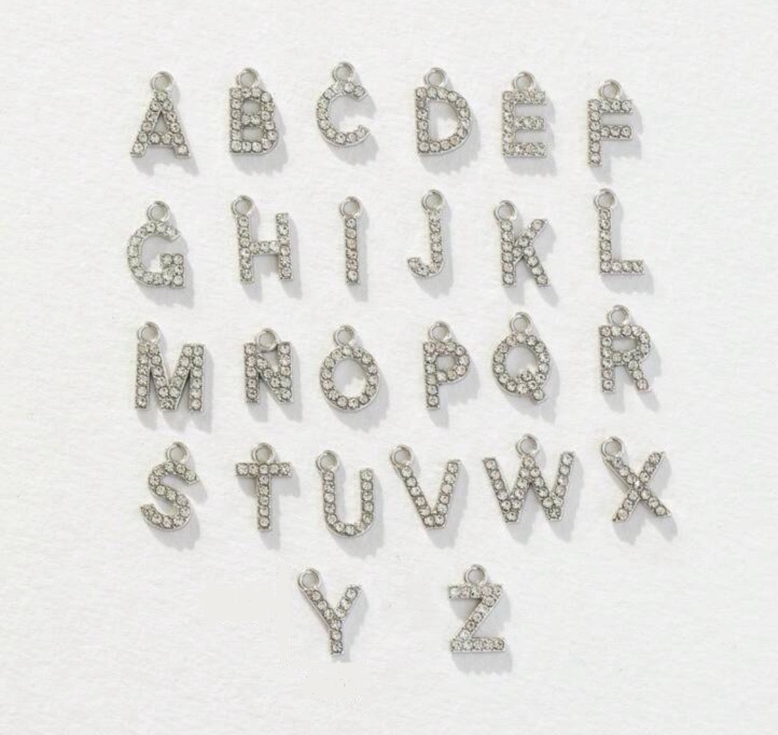 Diamond Letters - Silver